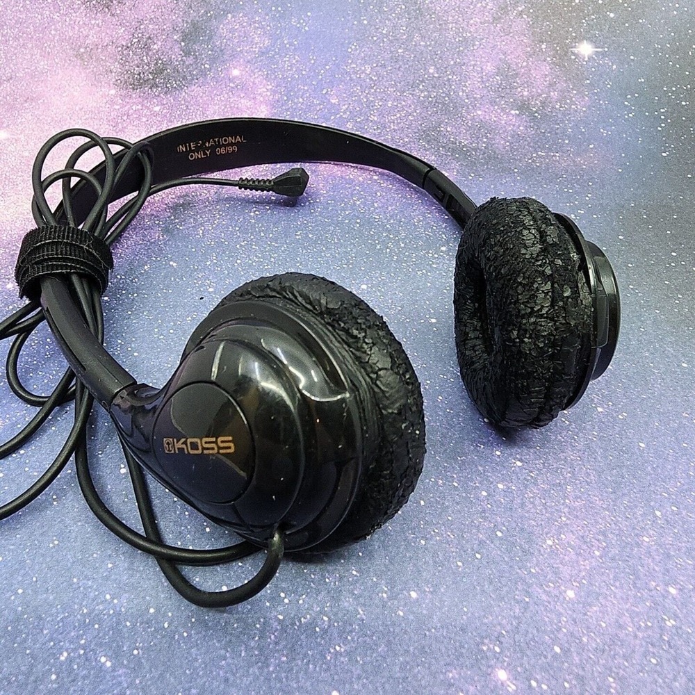 KOSS Headphones Northwest Airlines TQT 201/N "International Only" Vintage Music - Picture 6 of 6